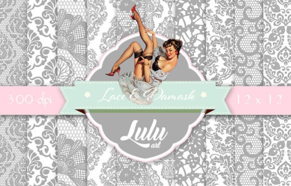 Lace and Damask Silver Patterns: A Versatile Resource for Designers and Creators