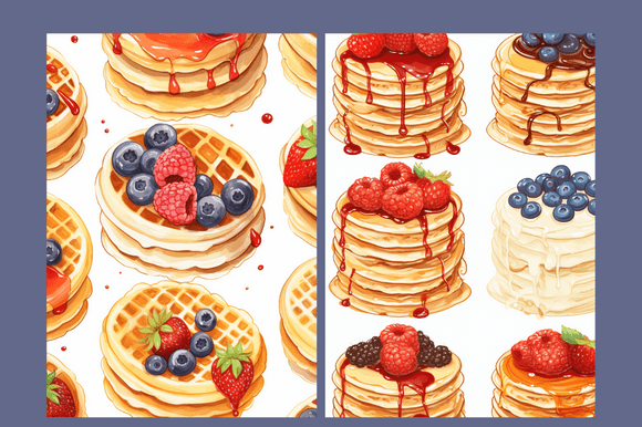 Pancakes and Waffles Patterns