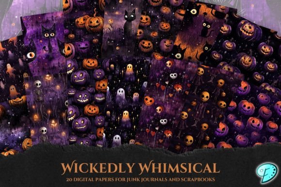 Wickedly Whimsical Seamless Patterns